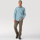 Wrangler Men's Atg Flannel Lined Straight Fit Five Pocket Pants - Khaki