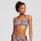 Women's Triangle Bikini Top - Mossimo Primrose Chevron D/dd Cup, Pink