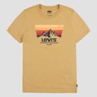 Levi's Boys' Short Sleeve Mountain Batwing T-shirt - Yellow