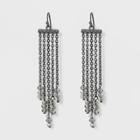 Beads Chain Earrings - A New Day Hematite