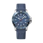 Men's Wenger Seaforce Diver - Swiss Made - Blue Dial Silicone Strap Watch - Blue