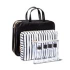 Sonia Kashuk Weekender Bag Set - Black/stripe, Black/stipe