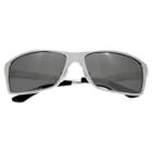 Breed Men's Kaskade Polarized Sunglasses With Aluminum Frame And Arms - Silver/silver,