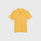 Petiteboys' Short Sleeve Stretch Pique Uniform Polo Shirt - Cat & Jack Yellow
