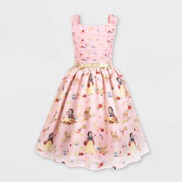 Snow White & The Seven Dwarfs Girls' Disney Snow White Fancy Dress - Yellow 3 - Disney Store, Girl's, Pink