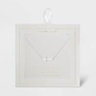 Distributed By Target Sterling Silver Horizontal Cross Station Necklace -