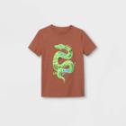 Boys' Short Sleeve Snake Graphic T-shirt - Cat & Jack Brown