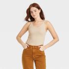 Women's Slim Fit Camisole - Universal Thread Taupe