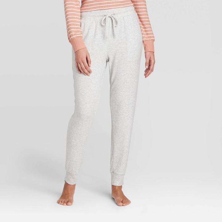 Women's Perfectly Cozy Lounge Jogger Pants - Stars Above Light Gray