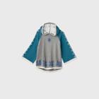Girls' Disney Elsa Hooded Parka Pullover Sweater - Blue