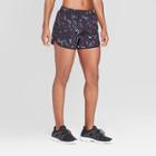 Women's Running Mid-rise Shorts - C9 Champion Black Print