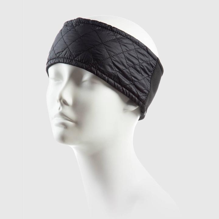 Women's Solid Pieced Earband Quilted Front Hats - C9 Champion One Size Black, Women's