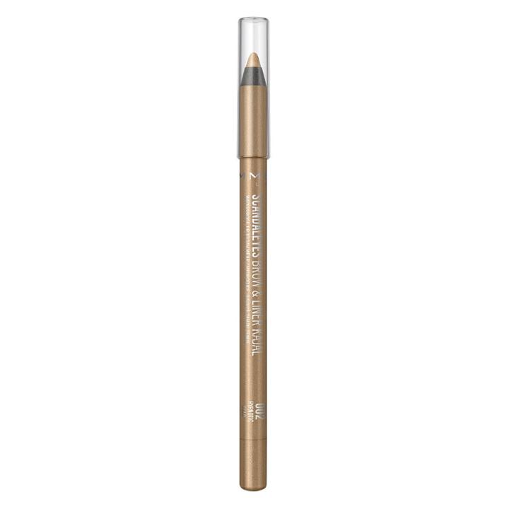Rimmel Scandaleyes Wp Brow And Liner Kajal 002 Hypnotic Gold - .042oz