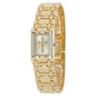 Target Women's Ewatchfactory Cross Rectangular Bracelet Watch - Gold