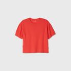 Women's Plus Size Sleeveless T-shirt - Universal Thread Red