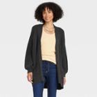Women's Open-front Cardigan - Universal Thread Charcoal Gray