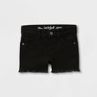 Toddler Girls' Cutoff Jean Shorts - Cat & Jack Black