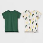 Boys' Sustainable 2pk Short Sleeve T-shirt - Cat & Jack M,