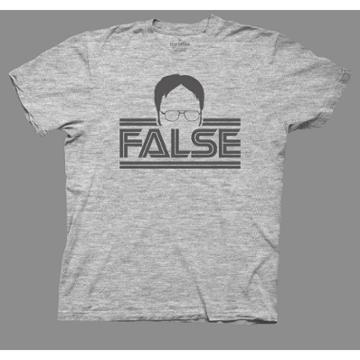 The Office Petitemen's Office Short Sleeve Graphic T-shirt - Gray S, Men's,