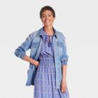 Women's Utility Jacket - Knox Rose Blue Denim