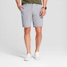 Men's 9 Striped Linden Flat Front Chino Shorts - Goodfellow & Co Blue 30, Williamsburg Navy