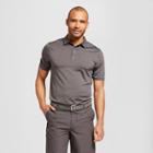 Men's Multi Striped Golf Polo Shirt - C9 Champion Railroad Gray