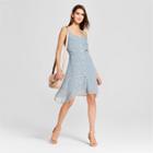 Women's Floral Print Button Front Dress - Love @ First Sight (juniors') Blue