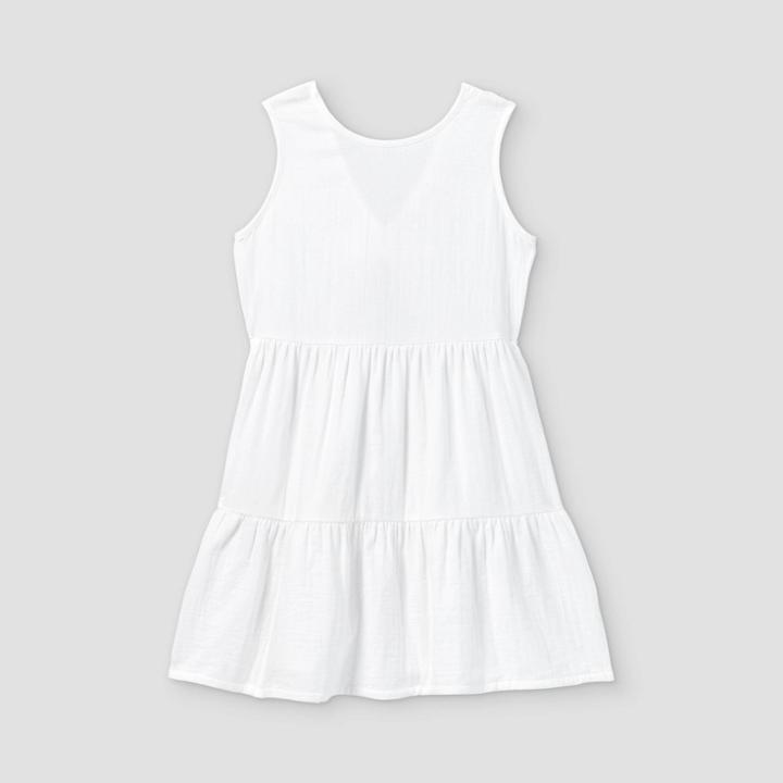 Girls' Gauze Sleeveless Dress - Cat & Jack White