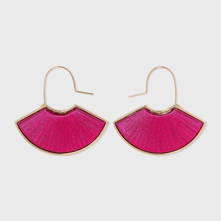 Sugarfix By Baublebar Modern Threader Drop Earrings - Pink