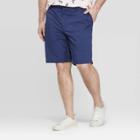 Men's Big & Tall 10.5 Chino Shorts - Goodfellow & Co Nighttime Blue