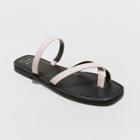 Women's Felicity Cross Strap Sandals - A New Day Lilac