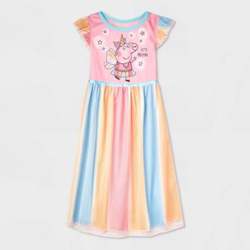 Toddler Girls' Peppa Pig Fantasy Nightgown - Pink