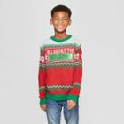 Kids All About The Joy/toys Reversible Ugly Sweater - Well Worn Red