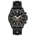 Merona Men's Cut Out Rubber Strap Watch -