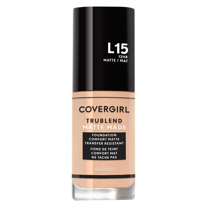 Covergirl Trublend Matte Made Foundation L15 Porcelain