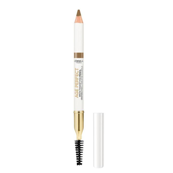 L'oreal Paris Age Perfect Brow Magnifying Pencil With Vitamin E Blonde - 0.02oz, Yellow