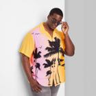Men's Big & Tall Short Sleeve Button-down Shirt - Original Use Scenic Yellow