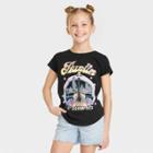 L.o.l. Vintage Girls' Austin Texas Short Sleeve Graphic T-shirt - Black