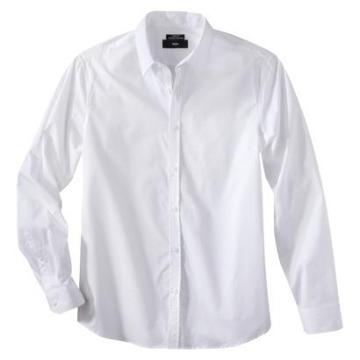 Mossimo Black Men's Button Down - White