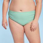 Women's Plus Size Bikini Bottom - Kona Sol Mint