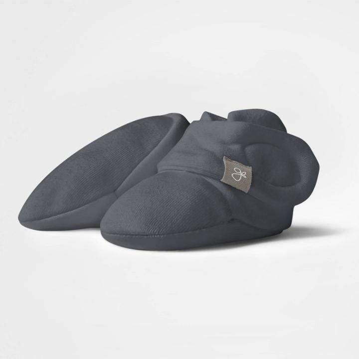 Goumikids Goumi Baby Booties - Gray Newborn, Kids Unisex
