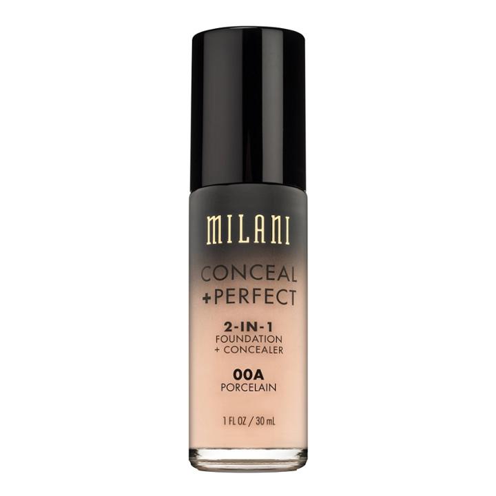Milani Conceal + Perfect 2-in-1 Foundation 00a Porcelain