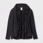 Girls' Lightweight Soft Cardigan - All In Motion Black