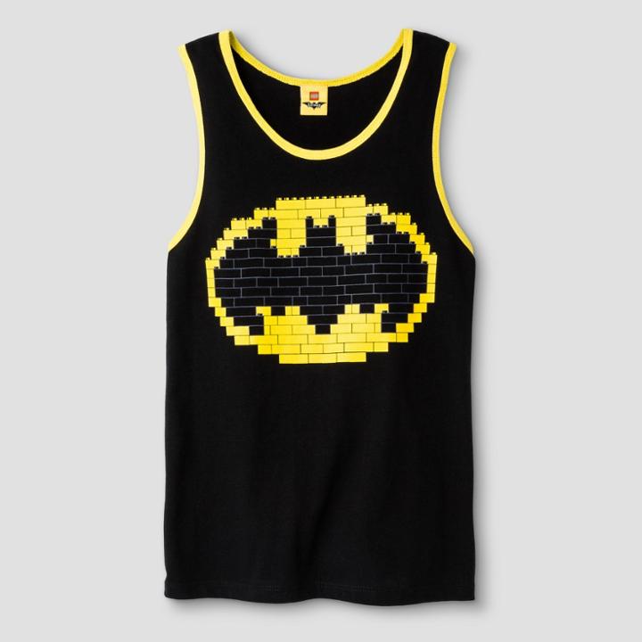 Boys' Lego Batman Logo Graphic Tank Top - Black