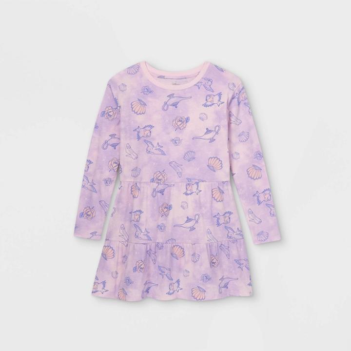 Girls' Disney Princess Royally Fierce Dress - Purple