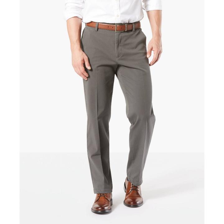 Dockers Men's Straight Fit Smart 360 Flex Workday Chino Pants - Gray