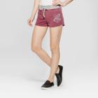 Women's Harry Potter Hogwarts Pull-on Shorts (juniors') Burgundy