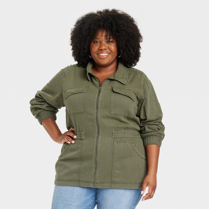 Women's Utility Jacket - Knox Rose Green