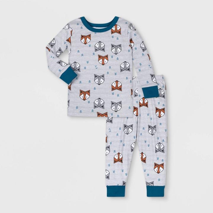 Lamaze Toddler Boys' 2pc Long Sleeve Organic Cotton Snug Fit Pajama