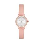 Women's Value Clean Dial Strap Watch - A New Day Rose Gold/blush